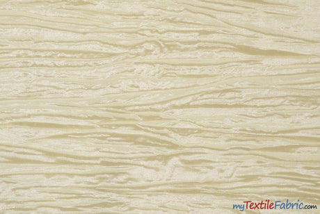 Crease Taffeta Crush Taffeta Polyester Fabric - Crushed Texture, 50/52" Width (Continuous Yards Or By Bolt)