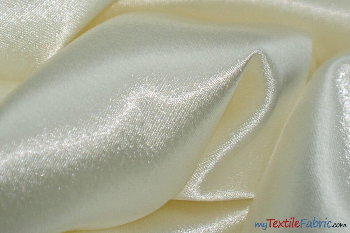 Superior Quality Crepe Back Satin Fabric - Multiple Colors, 58/60" Width (1 Yard)