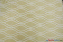 Elliptical Jacquard Polyester Fabric - Reversible Modern Geometric Pattern, 58/60" Width, Multiple Colors (1 Yard)