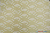 Elliptical Jacquard Polyester Fabric - Reversible Modern Geometric Pattern, 58/60" Width, Multiple Colors (1 Yard)