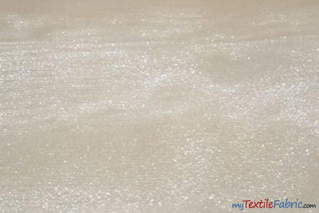 Crystal Organza Polyester Fabric - Sparkle Sheer, 58/60" Width, Yards & Bolts (1 Yard)