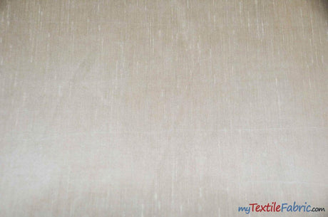 IFR Extra Wide Dupioni Silk 100 Percent Polyester Faux Dupioni Fabric - Multiple Colors, 120" Wide (1 Yard)