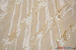 Forest Taffeta Embroidery Polyester Fabric - Hanging Leaf Pattern, 54" Width, Multiple Colors (1 Yard)