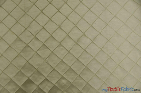 Pintuck 2X2 Taffeta Fabric - Diamond Pattern, 54" Width, Multiple Colors (1 Yard)