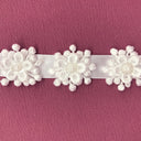 Beaded 3D Guipure Floral Lace Trimming
