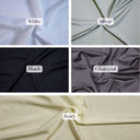 1 Yard White Shiny Milliskin Nylon Spandex 4-Way Stretch Fabric 60" Width