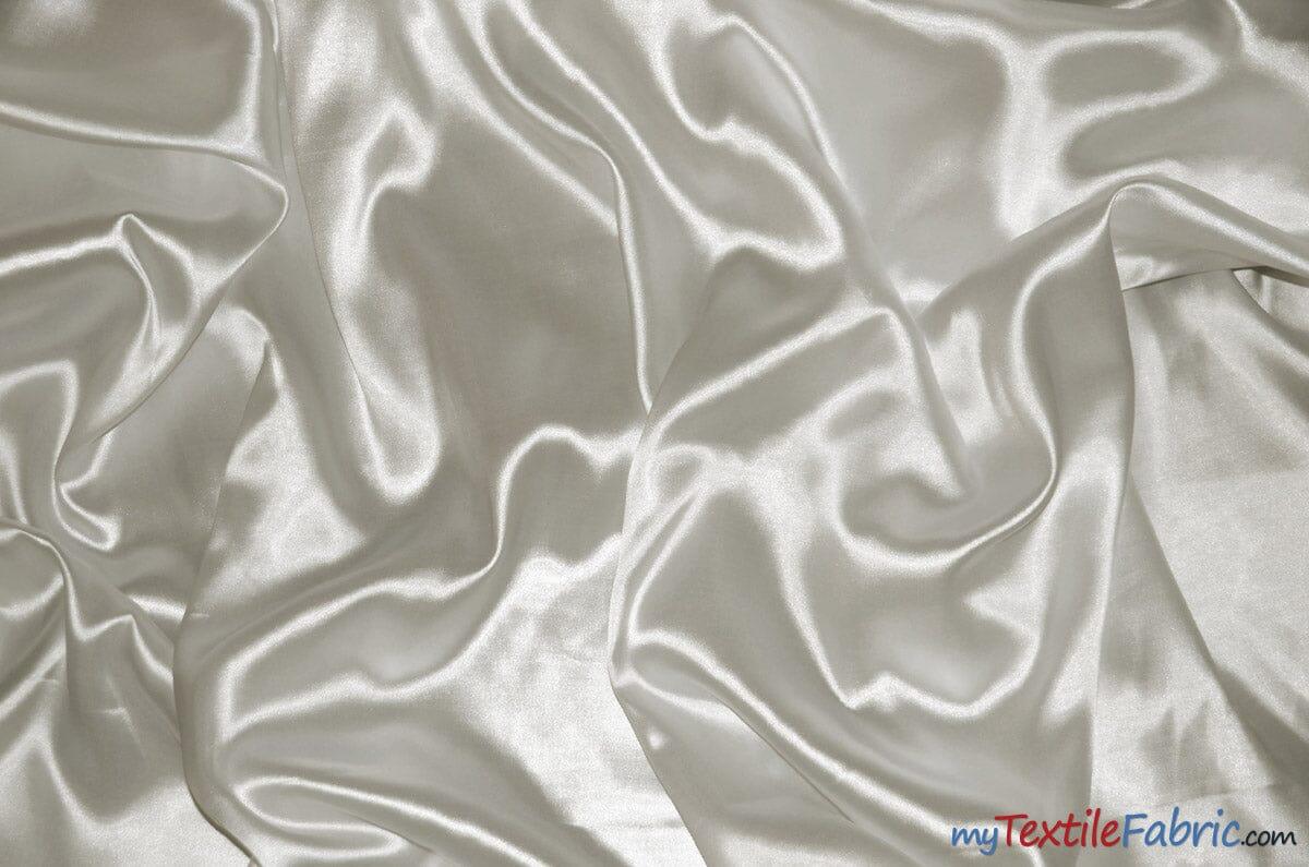 Silky Soft Medium Satin Polyester Fabric - Solid, 58/60" Width (70 Yard Bolt)