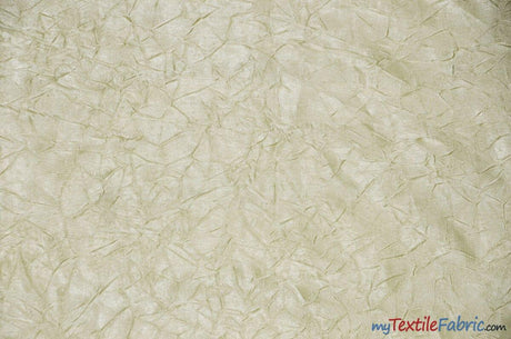 Silky Crush Satin Polyester Fabric - Crushed Charmeuse Satin, Multiple Colors, 54" Width (1 Yard)