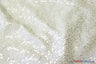 Glitz Sequins Taffeta Polyester Fabric - Raindrop Sequins, 54" Wide (1 Yard)