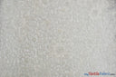 Wedding Bliss 100 Percent Polyester Chiffon Fabric - 3D Floral Embroidery, Semi Sheer, 52" Width, 4 Colors (1 Yard)