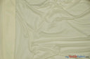 Interlock 70 Denier Polyester Fabric - Solid White, Ivory, Black, 58/60" Width (1 Yard)