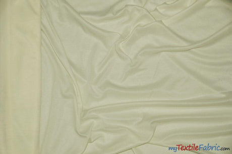 Interlock 70 Denier Polyester Fabric - Solid White, Ivory, Black, 58/60" Width (1 Yard)