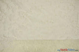 Fantasia Sheer Organza Embroidery Fabric - Embroidered Floral Sheer, 54" Width, Multiple Colors (1 Yard)