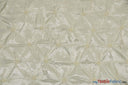 Pinwheel Button Taffeta Polyester Fabric - Pinwheel Button Texture, 48" Wide, Multiple Colors (1 Yard)