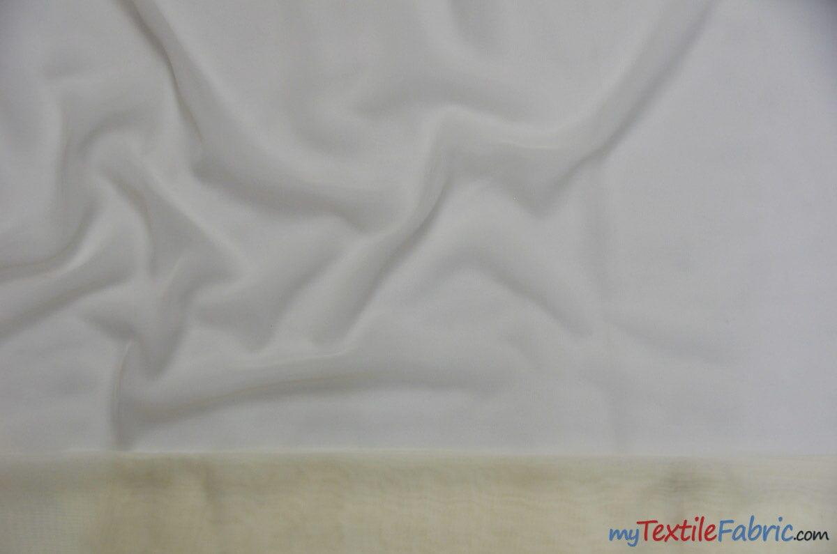 Polyester Chiffon Fabric - Super Soft, Flowy, Sheer, 58/60" Width, 100% Polyester (By The Continuous Yards & Bolts)