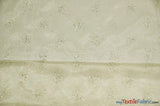 Sparkle Organza Polyester Fabric - Glitter Beads, Sheer, 58" Width (1 Yard)