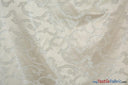 Vineyard Scarlet Jacquard Polyester Fabric - Vineyard Pattern, 58/60" Width, Multiple Colors (1 Yard)