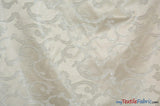 Vineyard Scarlet Jacquard Polyester Fabric - Vineyard Pattern, 58/60" Width, Multiple Colors (1 Yard)
