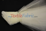 Bridal Tulle Illusion Nylon Tulle Fabric - Sheer Soft Bridal Veil, 108" Width (50 Yard Bolt)