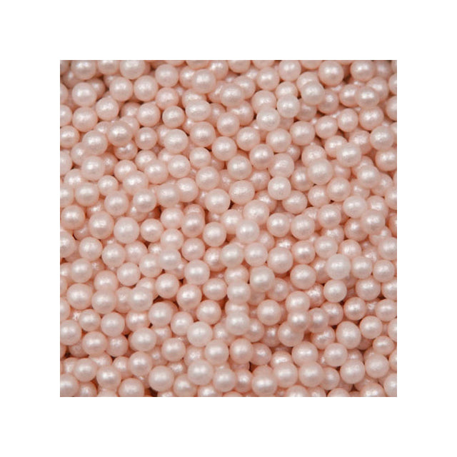 Ivory Pink Sugar Pearls Decoration Balls, 4mm - 11 lb