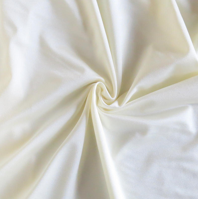 Swim Knit Nylon Spandex Tricot Ivory Solid