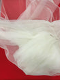 English Net Polyester Fabric - Ivory Mesh, 59/60" Width (1 Yard)