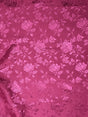 Fuchsia Jacquard Satin Fabric - Fuchsia, Reversible, 58"-60" Width (1 Yard)