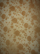 Gold Jacquard Satin Fabric - Gold, Reversible, 58"-60" Width (1 Yard)
