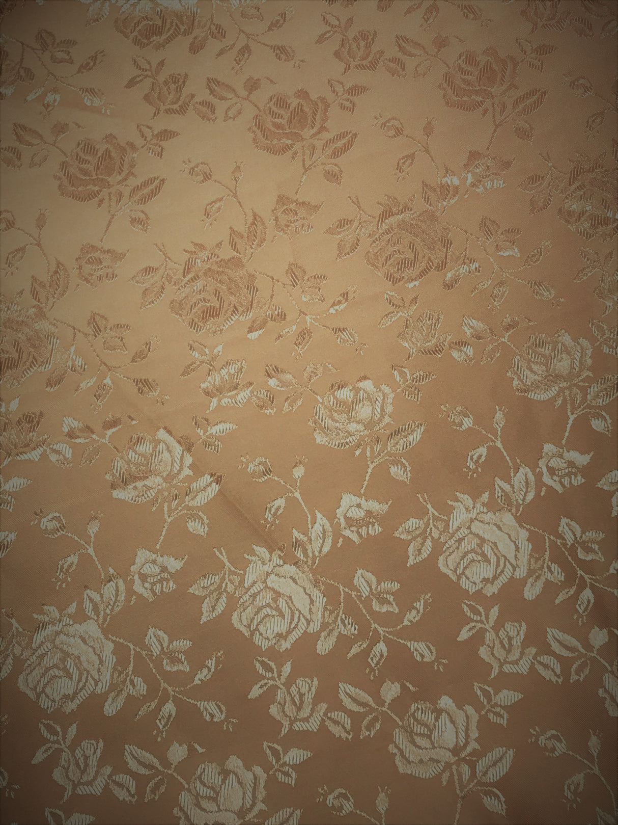Gold Jacquard Satin Fabric - Gold, Reversible, 58"-60" Width (1 Yard)