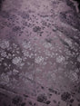 Navy Jacquard Satin Fabric - Navy, Reversible, 58"-60" Width (1 Yard)