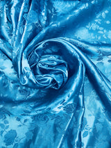 Royal Jacquard Satin Fabric - Reversible, 58"-60" Width