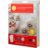 Wilton Snowman Hot Cocoa Bomb Decorating and Gifting Kit, Decorates 6