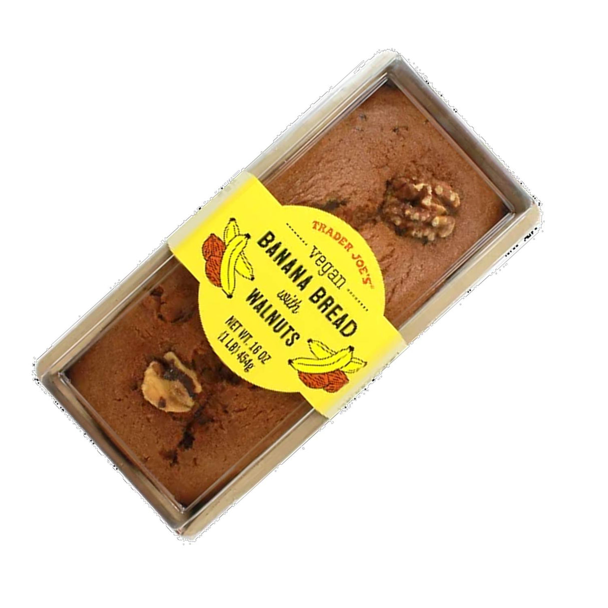 Trader Joe's Vegan Banana Bread with Walnuts (16 Oz)