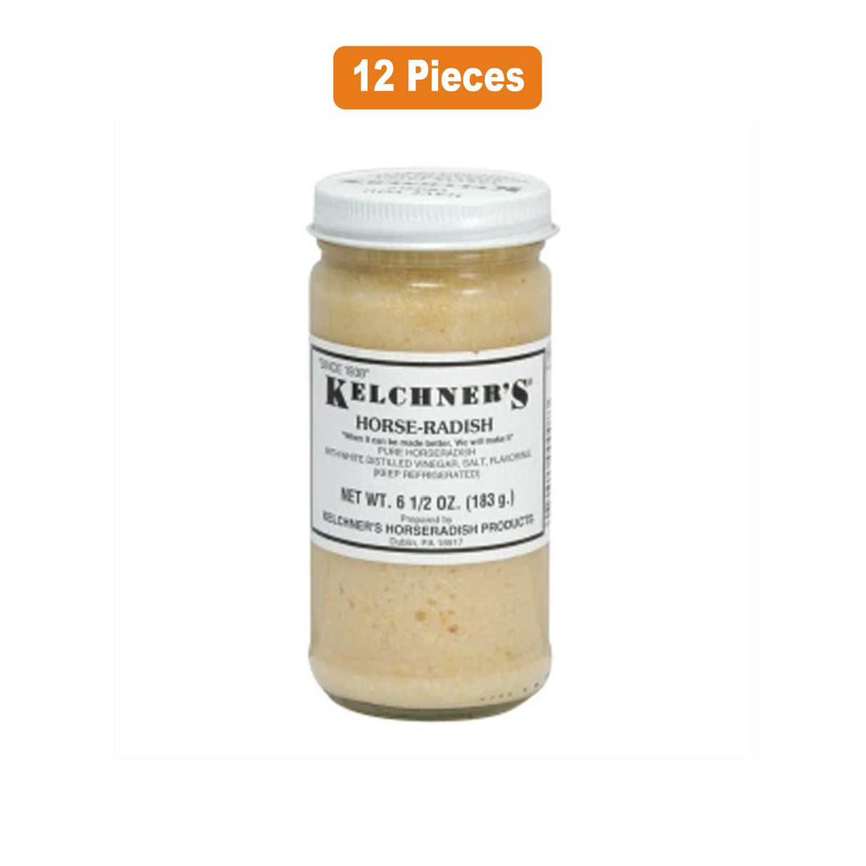 KELCHNER'S HORSERADISH SAUCE 6.5 OZ JAR