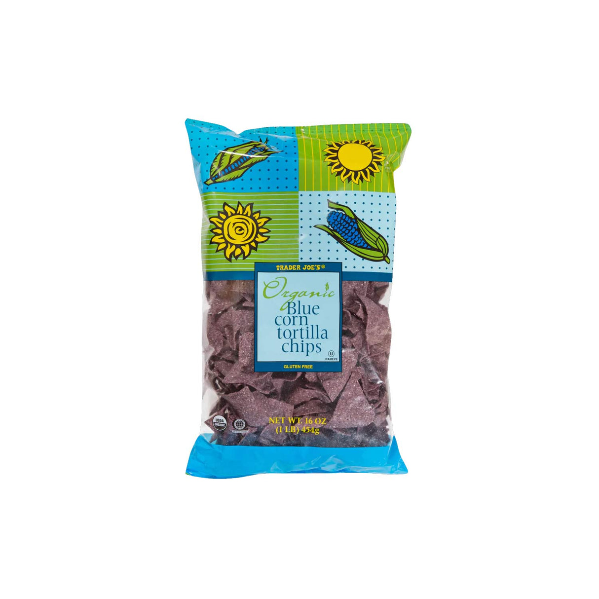 Trader Joe’s Organic Blue Corn Tortilla Chips 16 Oz