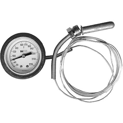 Jackson OEM # 169100, Temperature Gauge; 20-220 Degrees Fahrenheit; Rear Jam Nut Mount