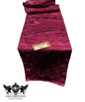 Jacquard Satin Roses Runner Satin Fabric - Rose Jacquard, 14" Wide x 102" Long (1 Runner)