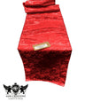 Jacquard Satin Roses Runner Satin Fabric - Ecru Rose Jacquard, 14" Wide X 72" Long (1 Runner)