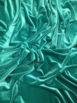 1 Yard Stretch Velvet Fabric Soft 4 Way Stretch for Apparel and Home Decor 60 Inch Width