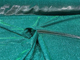 Jade Moon Shadow Shimmer Glitter Fabric - Jade, Full Glitter Covered, 58/60" Width (1 Yard)
