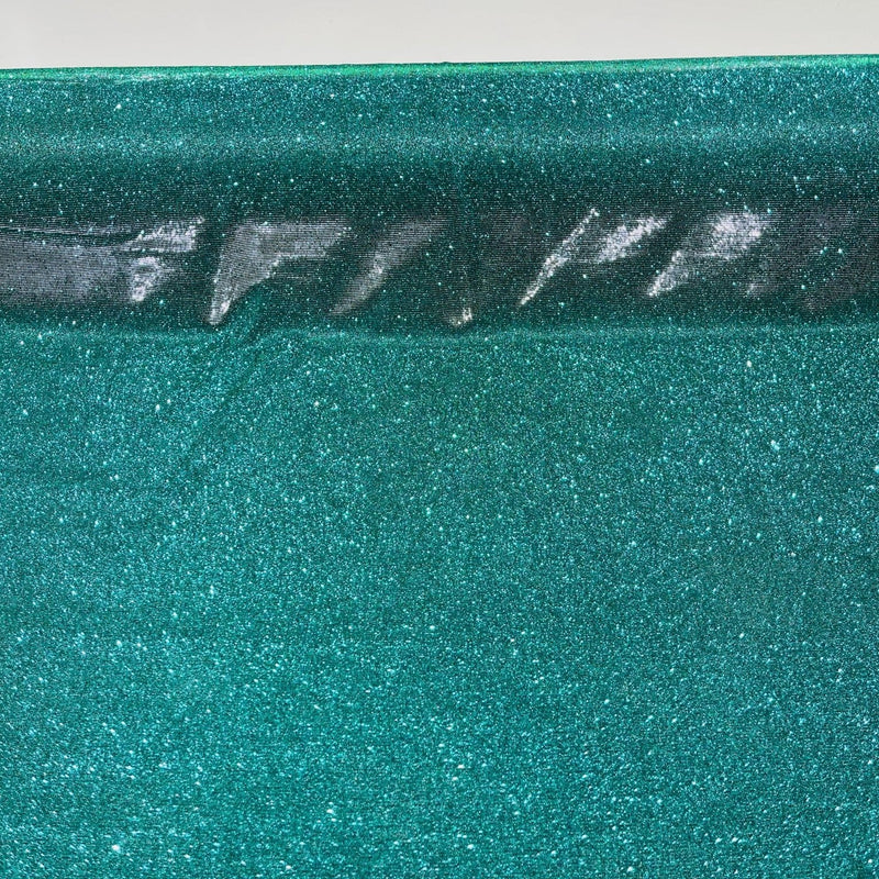 Jade Moon Shadow Shimmer Glitter Fabric - Jade, Full Glitter Covered, 58/60" Width (1 Yard)
