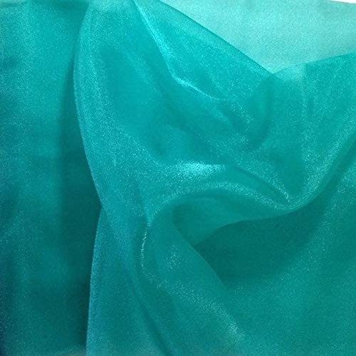Sparkle Crystal Sheer Organza Fabric Shiny for Fashion, Crafts, Decorations 60″ Width