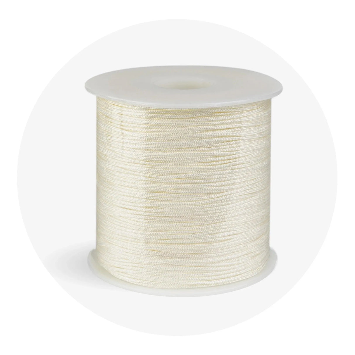 Jade Thread - Cream (1 Roll - 0.8mm x 328 feet)