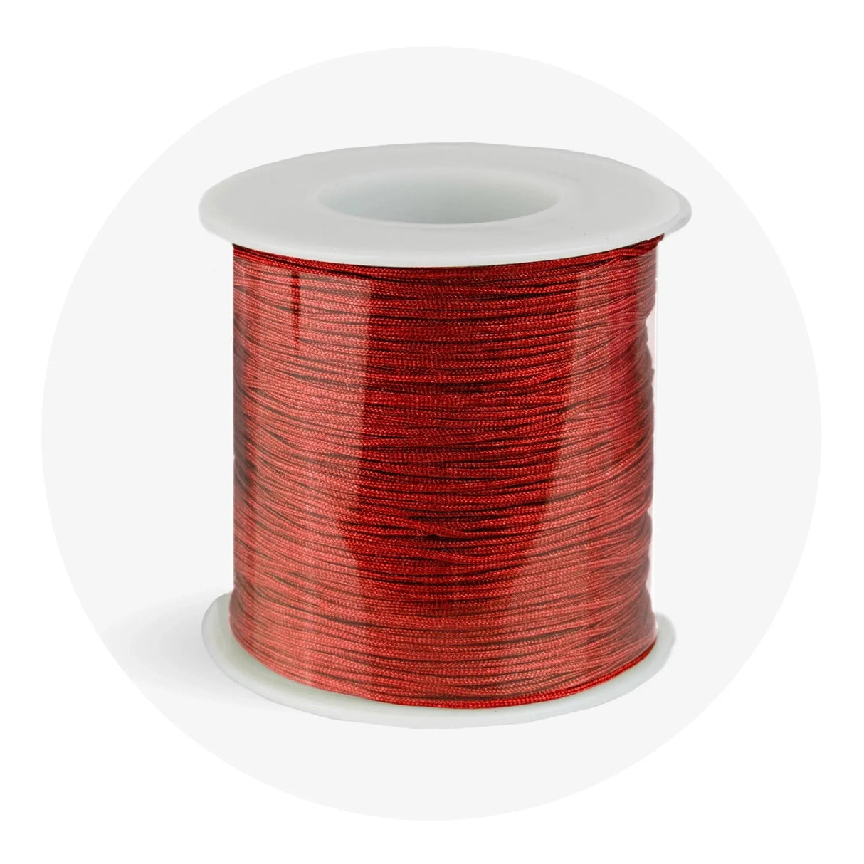 Jade Thread - Red (1 Roll - 0.8mm x 328 feet)