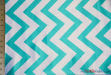 Chevron Lamour Satin Polyester Fabric - Chevron Print, 58/60" Width, Multiple Colors (1 Yard)