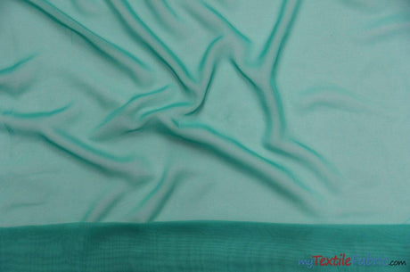 Polyester Chiffon Fabric - Super Soft, Flowy, Sheer, 58/60" Width, 100% Polyester (By The Continuous Yards & Bolts)