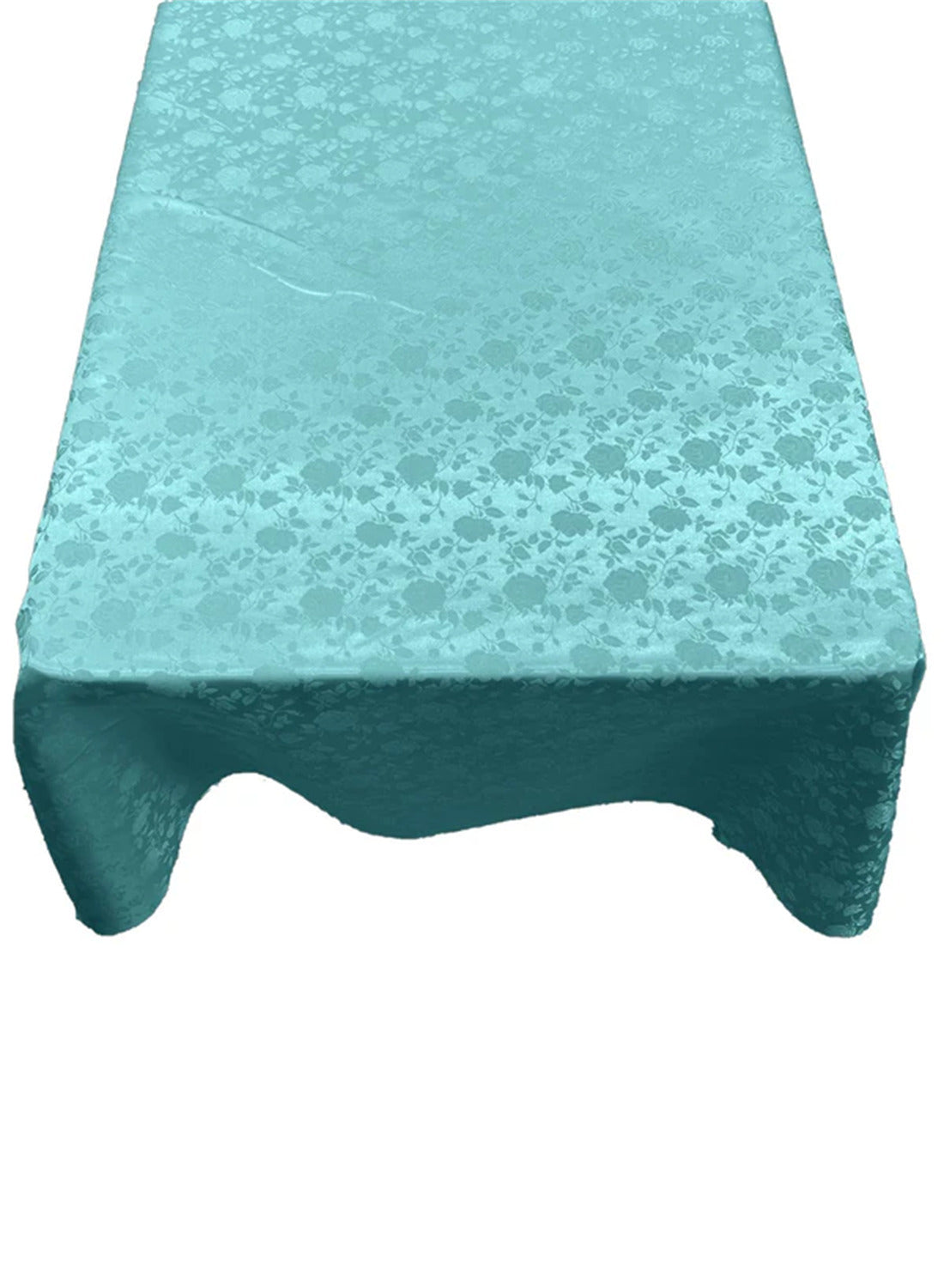 Roses Jacquard Satin Fabric - Rose Pattern, 60" X 120" (1 Piece)
