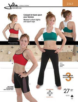 Sewing Pattern by Jalie Sports Top and Short Tights