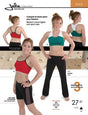 Sewing Pattern by Jalie Sports Top and Short Tights
