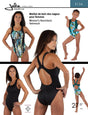 Sewing Pattern Women's and Girl's Racerback Swimsuit by Jalie